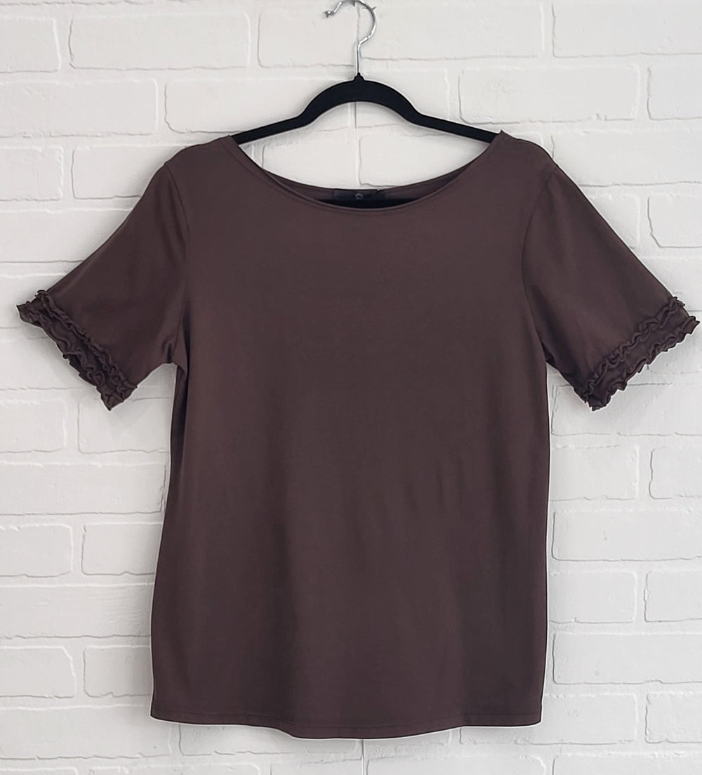Ruffle Sleeve Tee