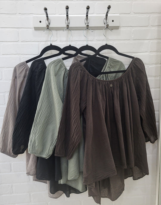 Boho Flowy Top