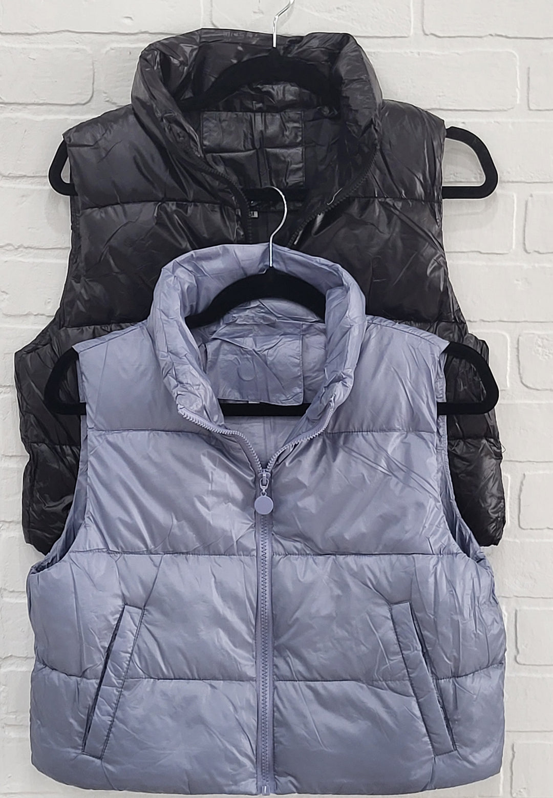 Cropped Puffer Vest Light Weight