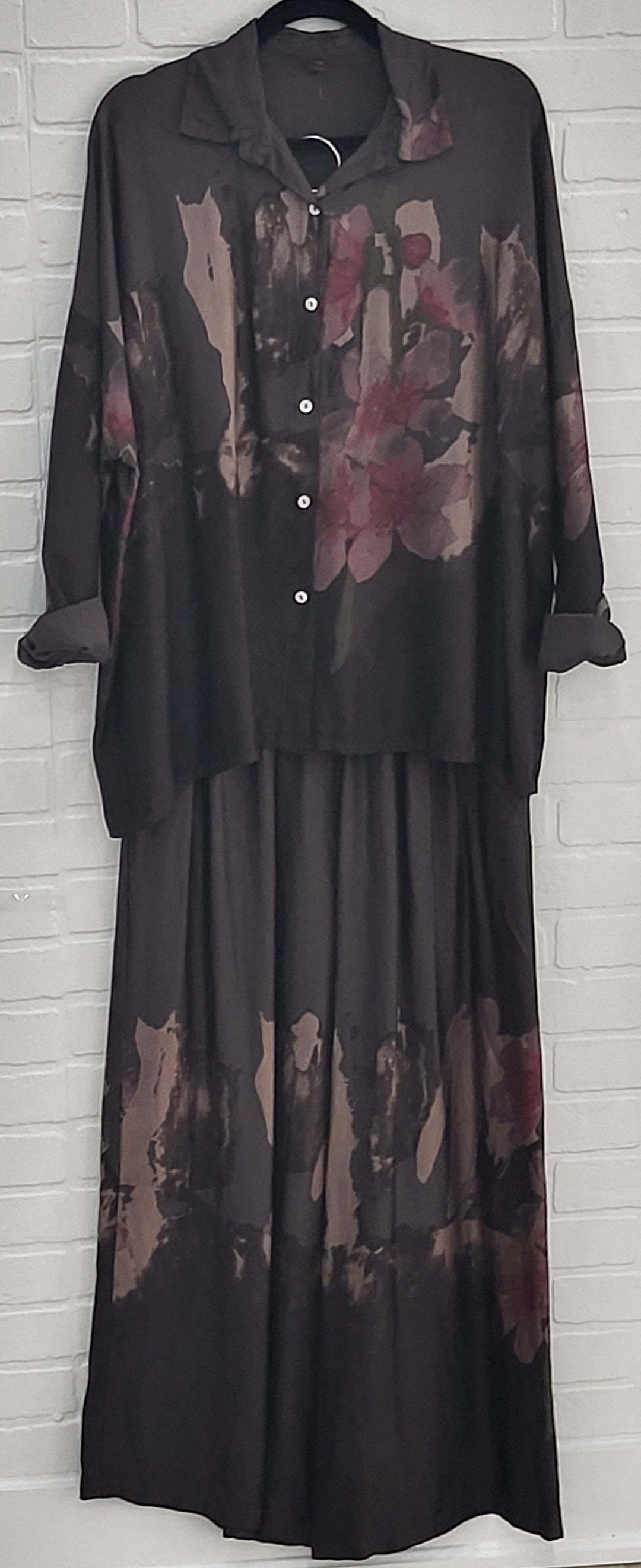 Floral Satin Set