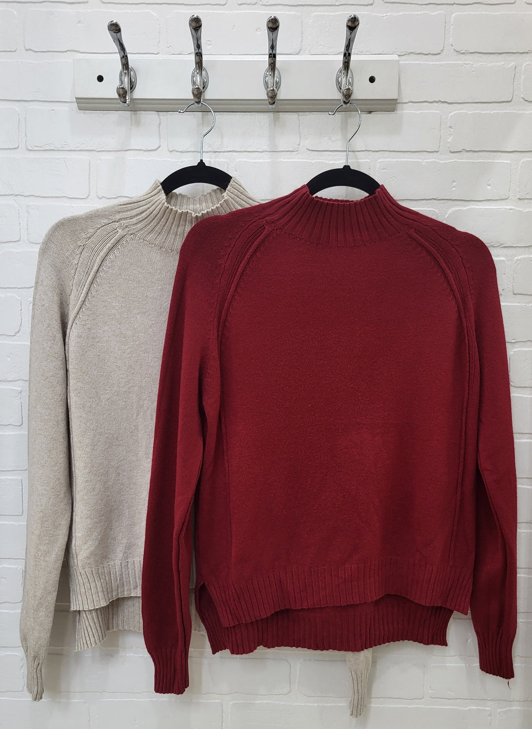 Classic Mock Neck Sweater