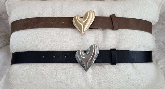 Heart Buckle Belt