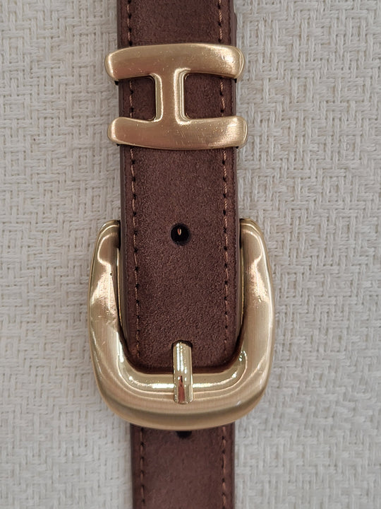 Retro Suede Belt