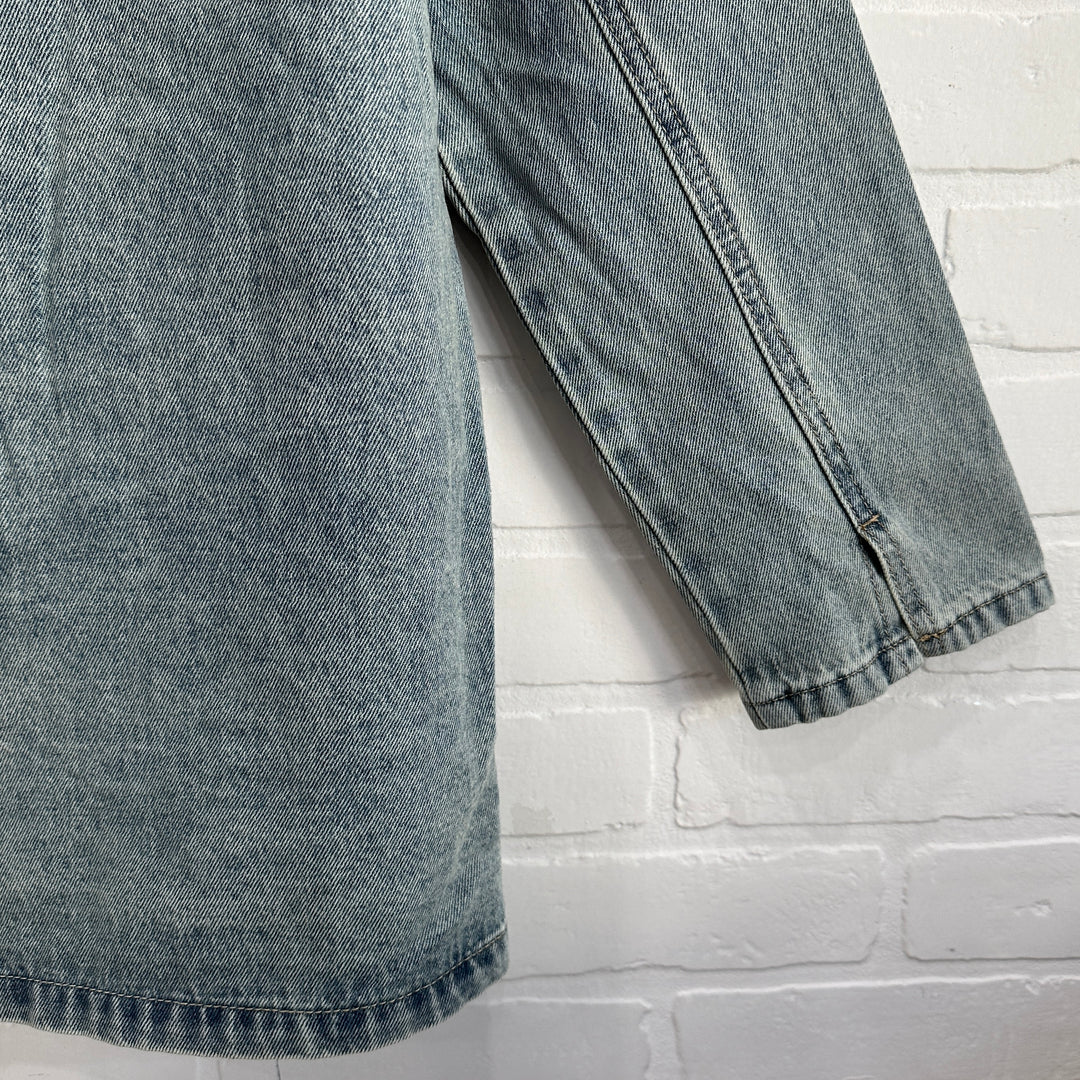 Retro Chic Denim Blazer