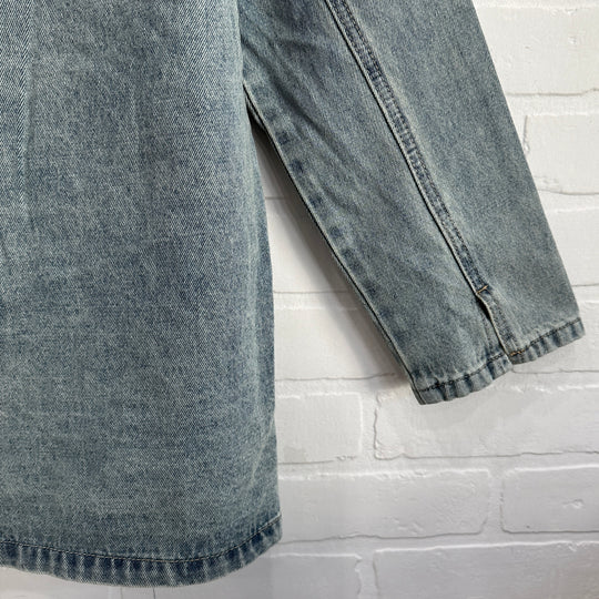 Retro Chic Denim Blazer