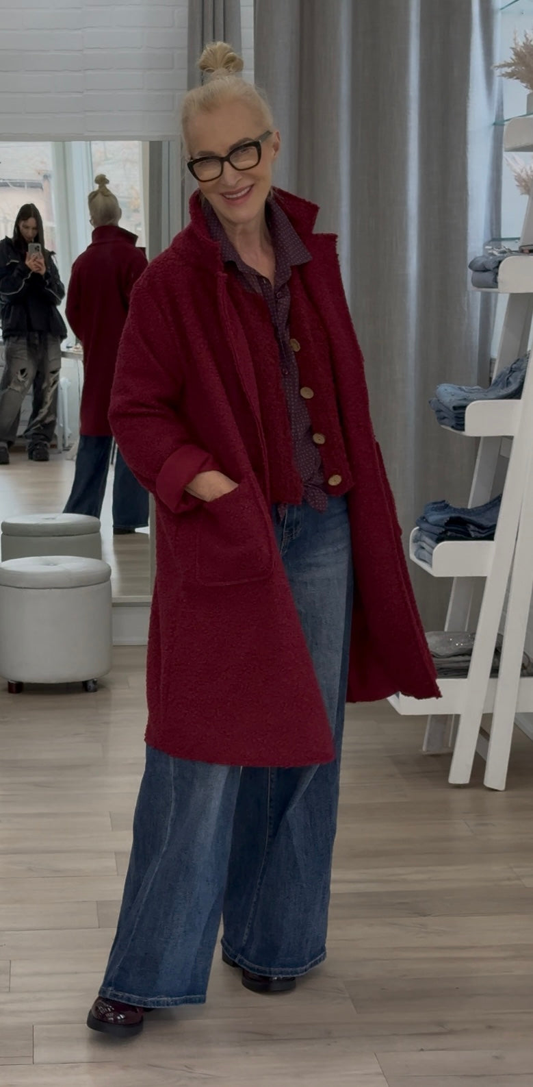 Roma Classic Bouclé Coat