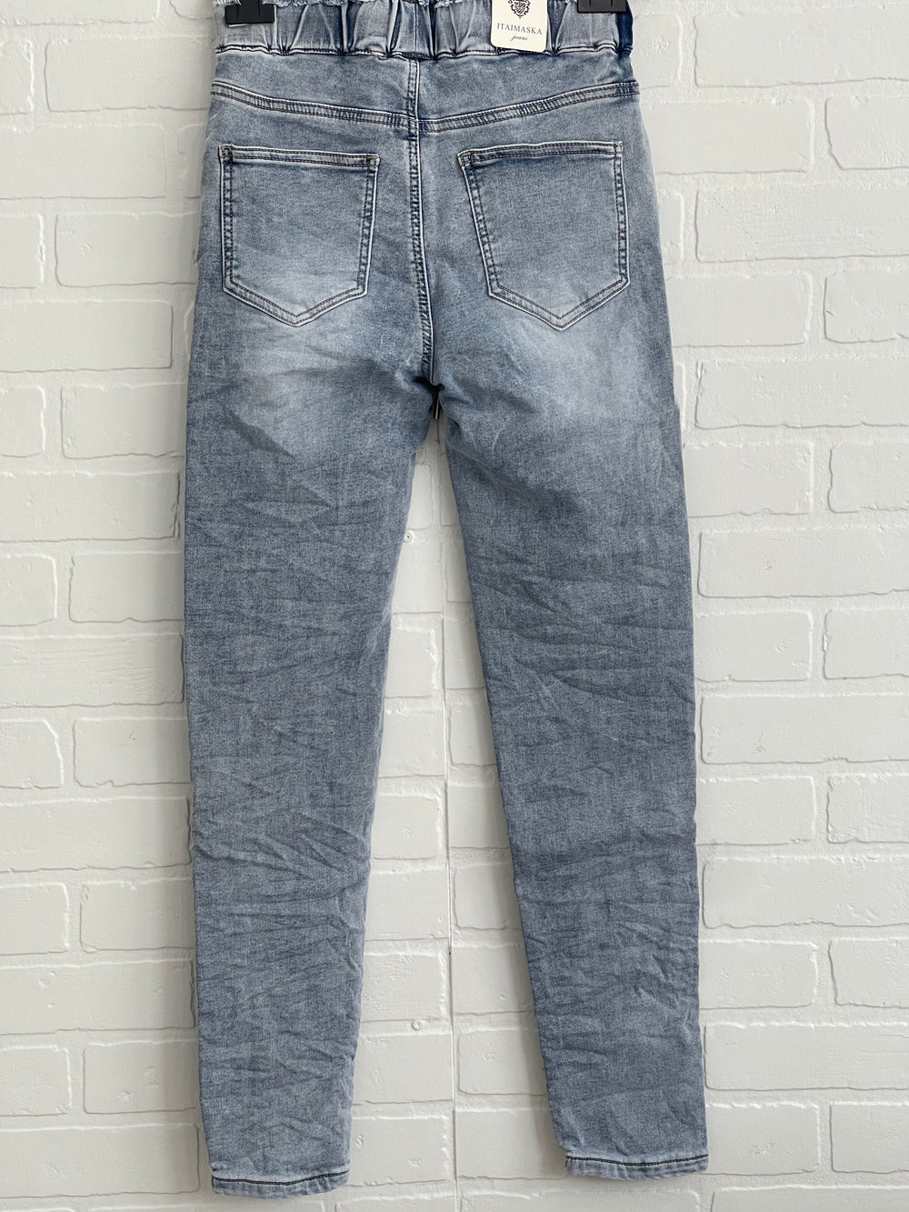 Itaimaska Frayed Waist Jean Joggers