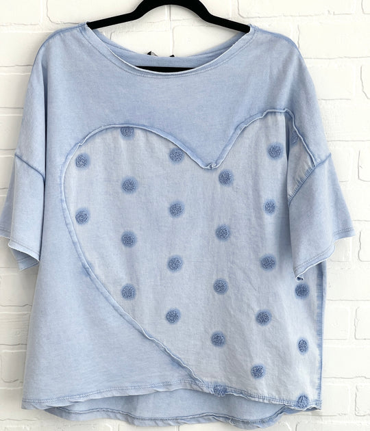 Heart Patch Top