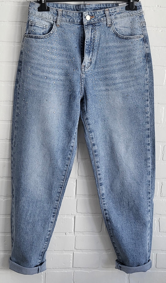 Lerisia Rhinestone Embellished Jeans