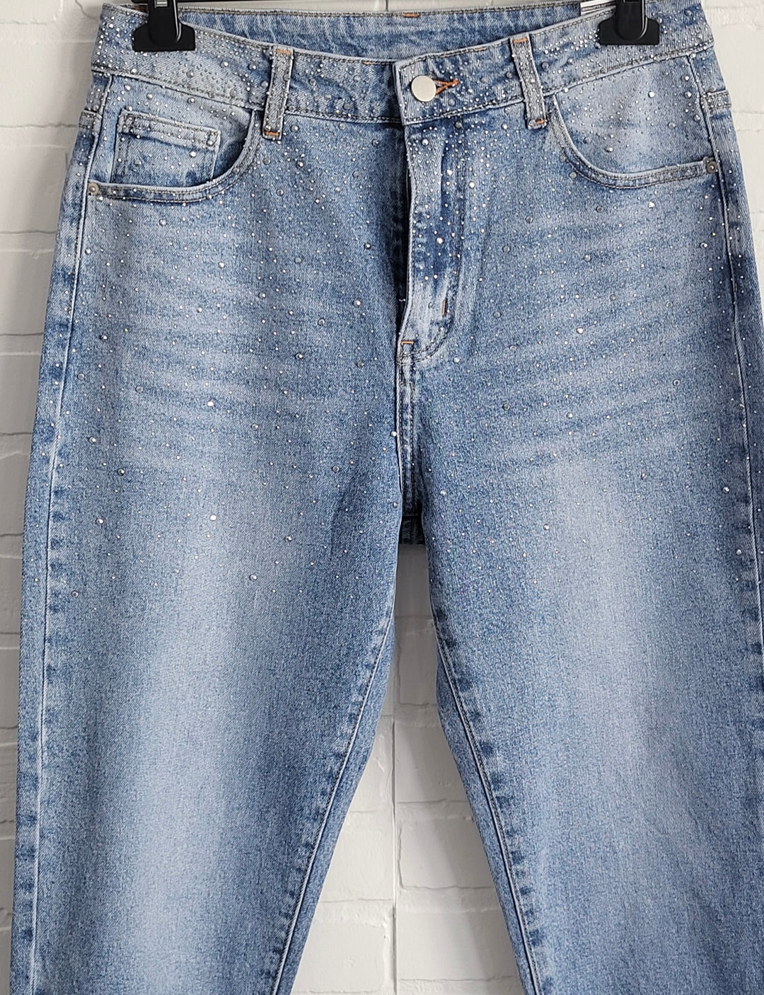 Lerisia Rhinestone Embellished Jeans