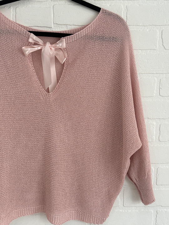 Olivia Bow Knit Top