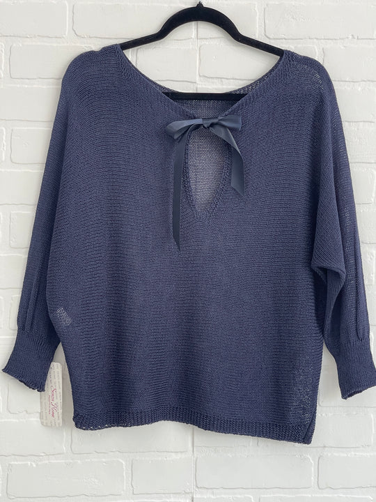 Olivia Bow Knit Top