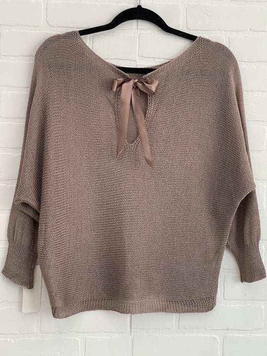 Olivia Bow Knit Top