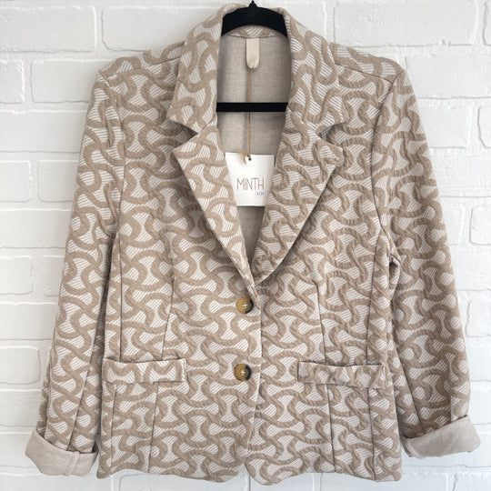 Minth Woven Pattern Blazer