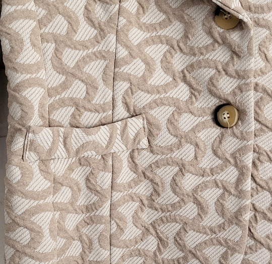 Minth Woven Pattern Blazer