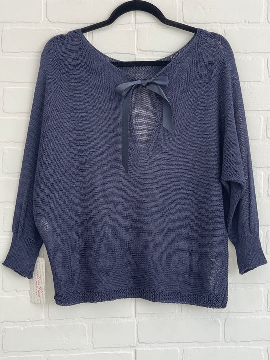 Olivia Bow Knit Top