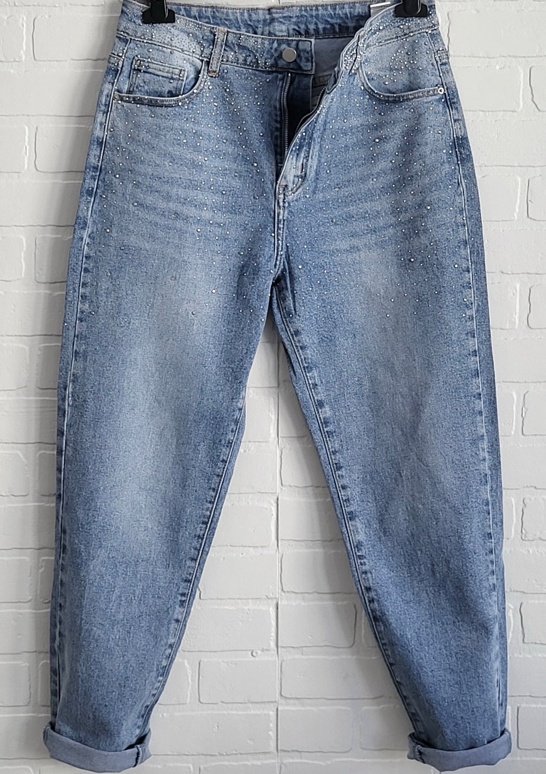 Lerisia Rhinestone Embellished Jeans