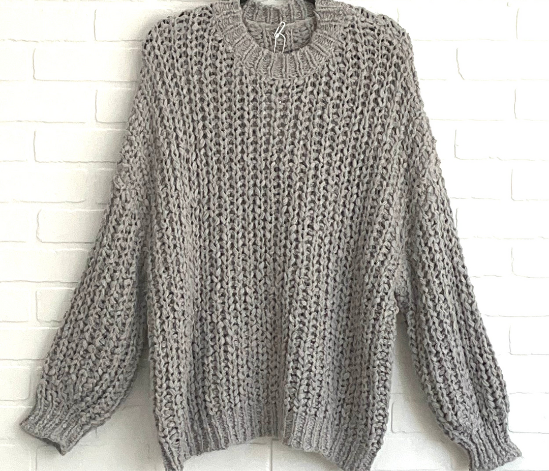 Flex Moda chunky cable knit sweater