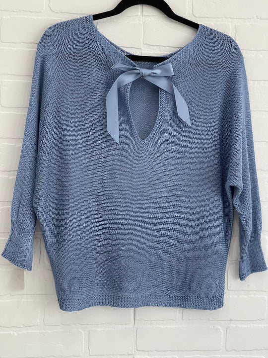 Olivia Bow Knit Top