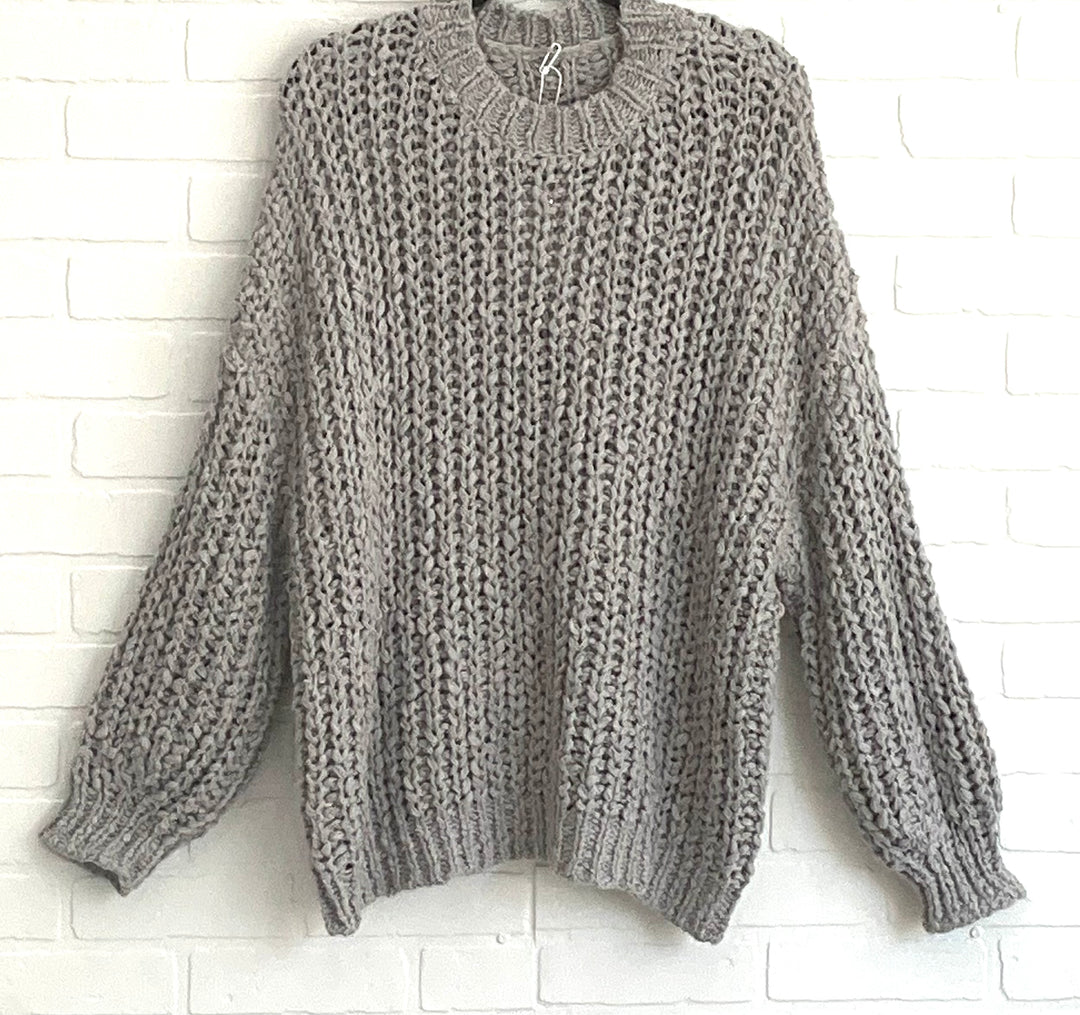 Flex Moda chunky cable knit sweater