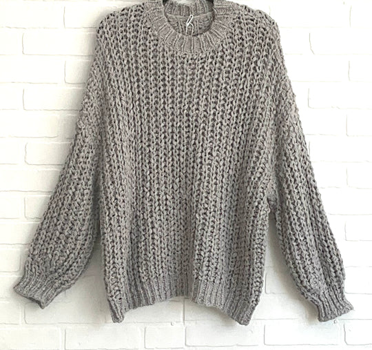 Flex Moda chunky cable knit sweater
