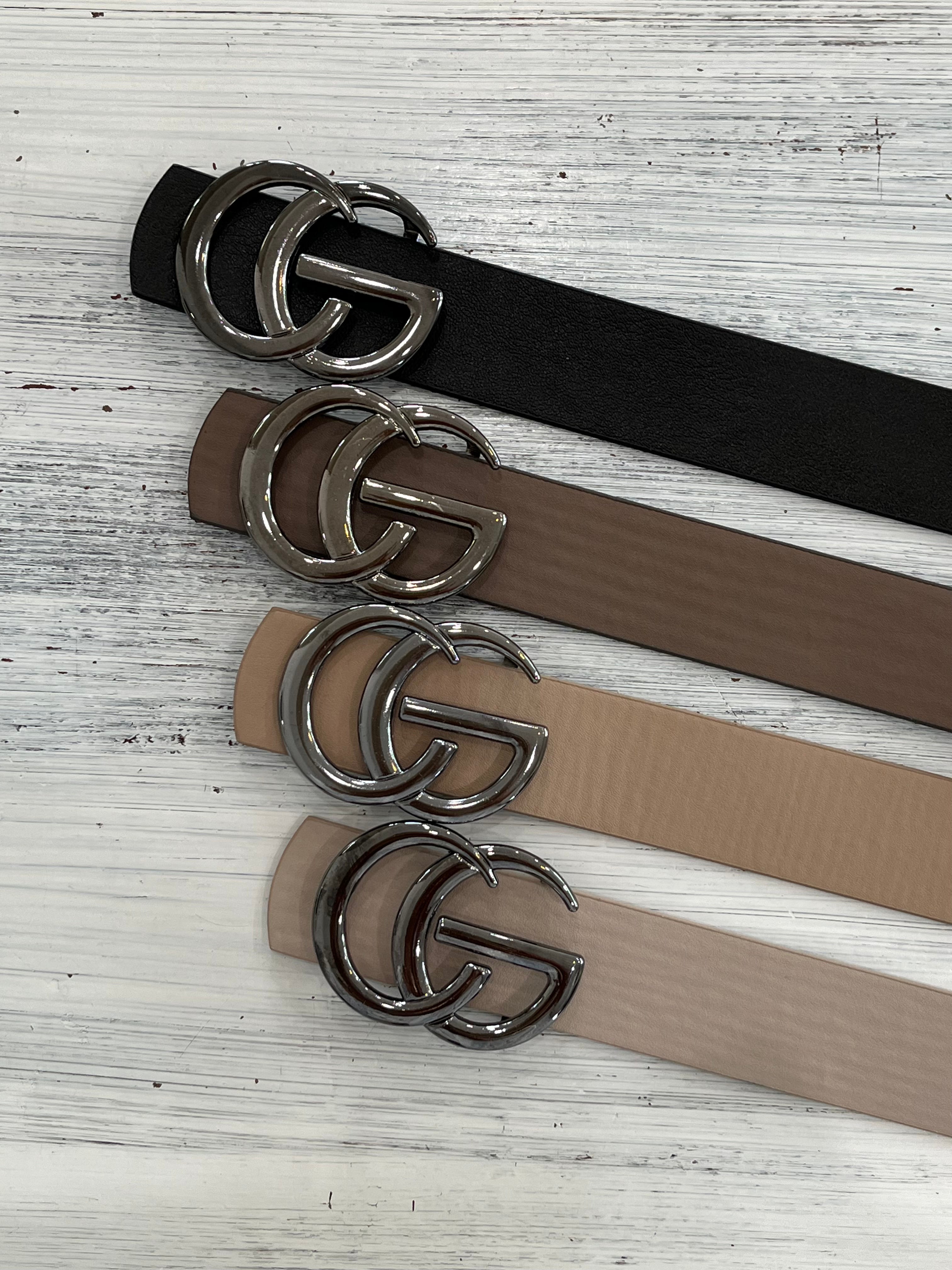 G Belt Black Vegan Leather