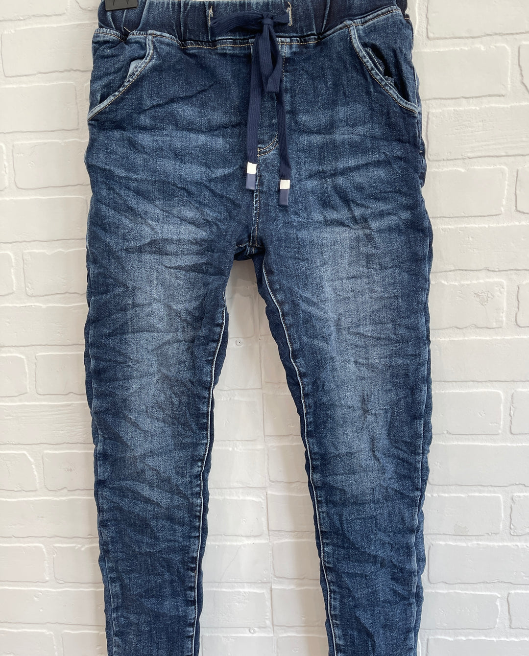 Pantalon de jogging en jean finition brute Itamaska