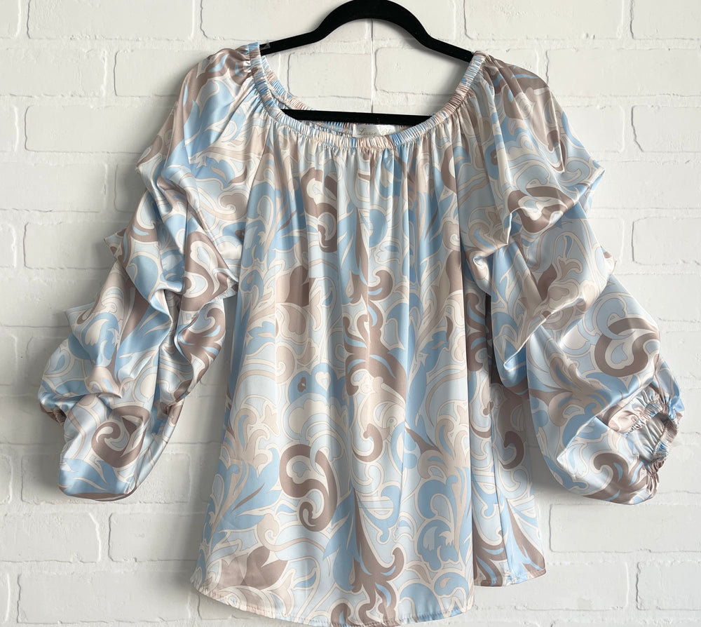 Lizzie Blue Top