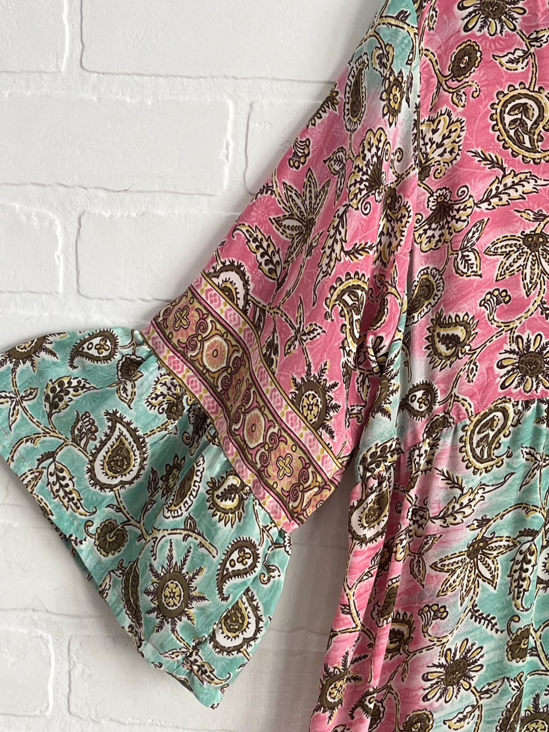 Misty Silk Bohemian Dress