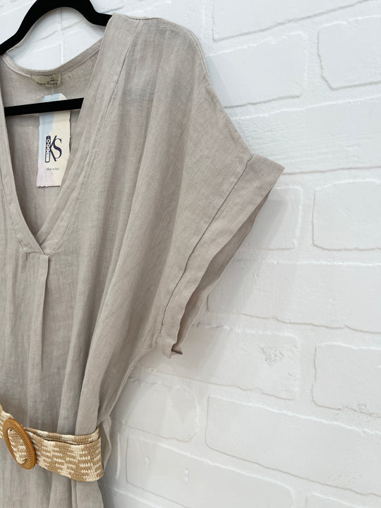 Lucie Linen Dress