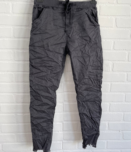 Itaimaska Raw Hem Joggers