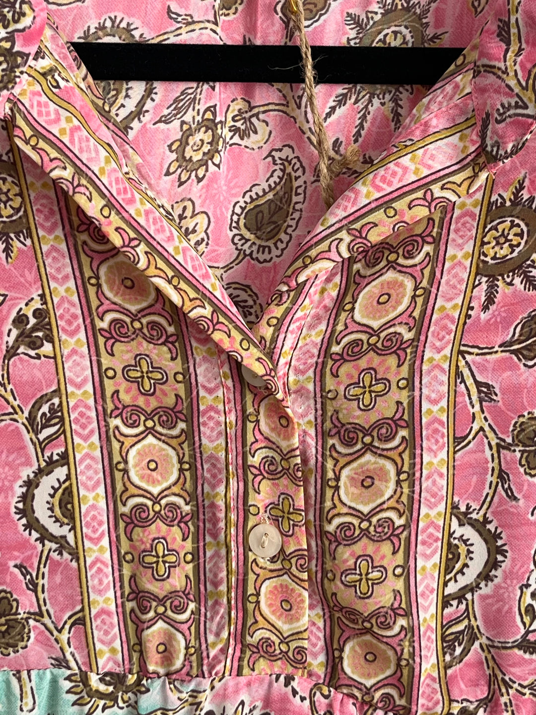 Misty Silk Bohemian Dress