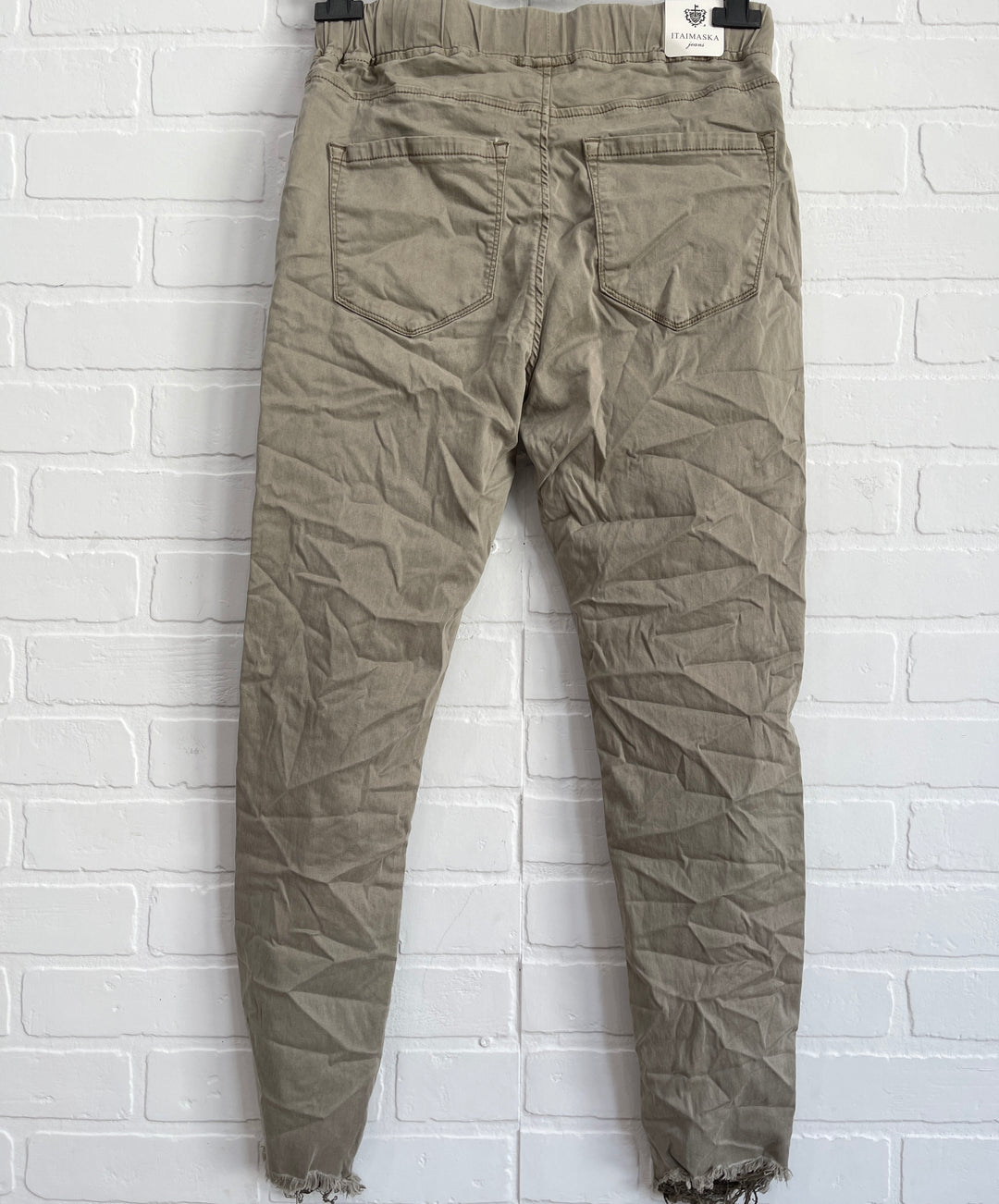 Itaimaska Raw Hem Joggers