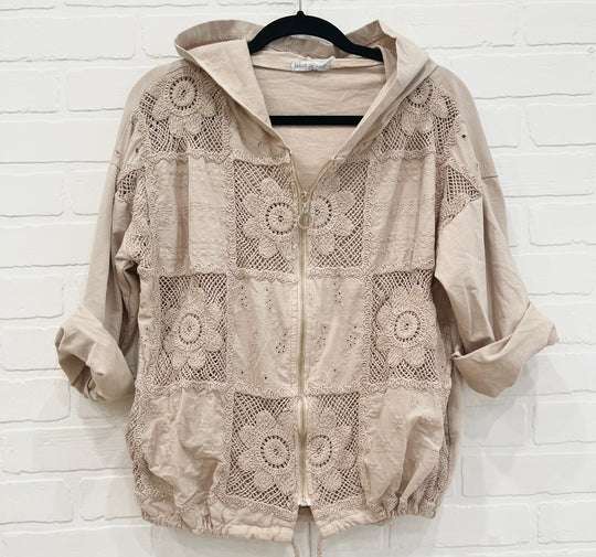 Dahlia Zip-Up Hoodie Jacket