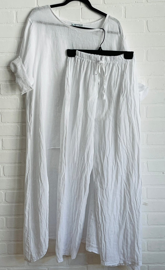 Ava 2 piece linen ensemble