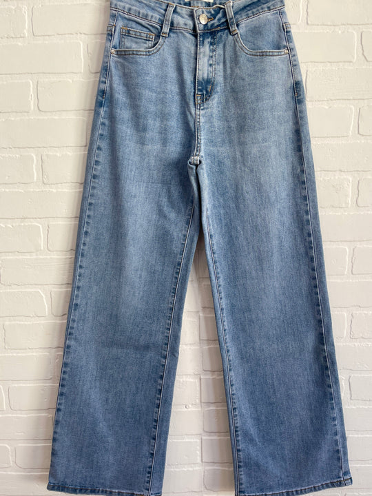 My Tina Mini Wide Leg Jeans
