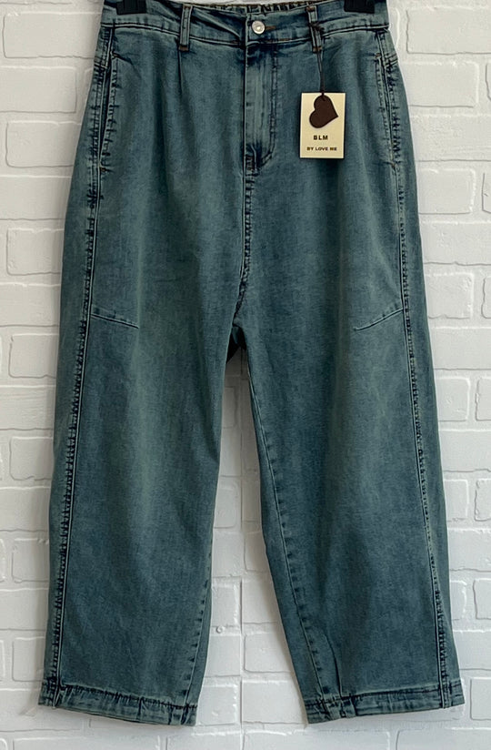 BLM Vintage denim barrel jeans