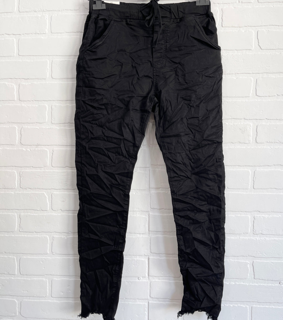 Itaimaska Raw Hem Joggers