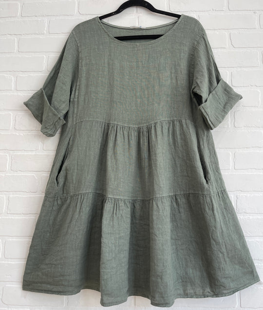 Fiona Linen Dress