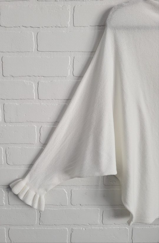 Khloe Ruffle Sleeve Knit Top