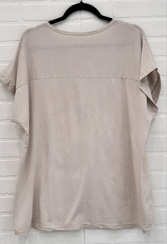 Golden Petal Relaxed Fit Top