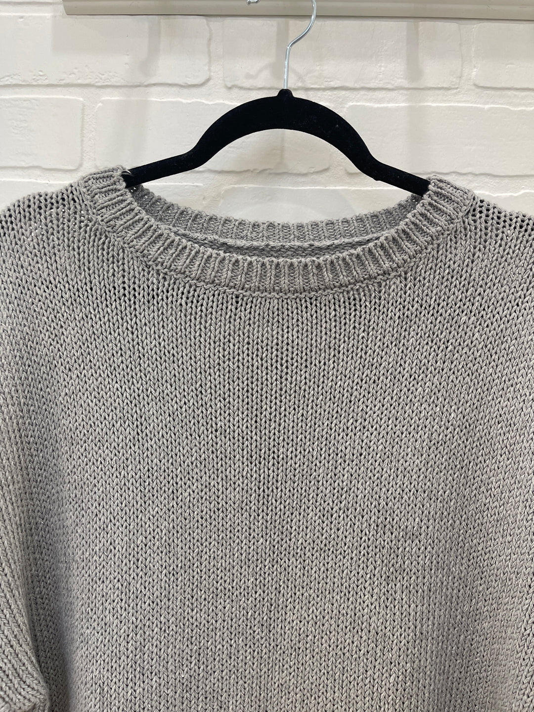 Cotton crewneck sweater