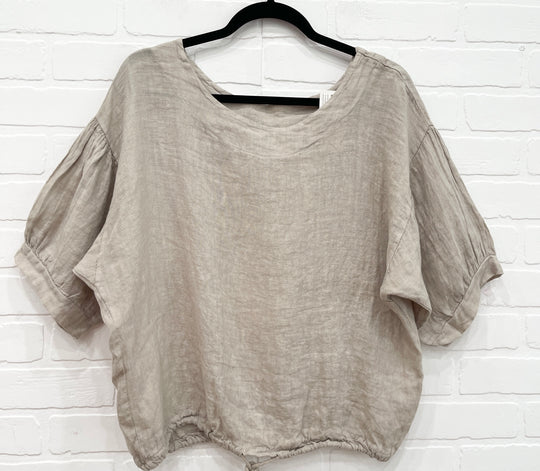 Lucia Linen Top