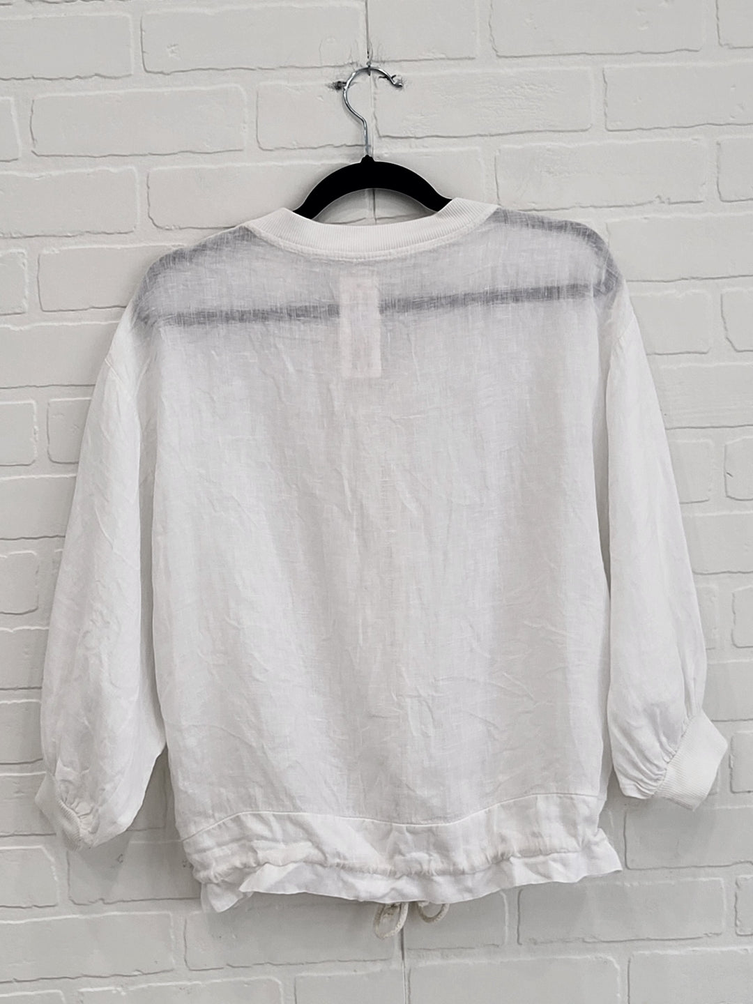 Linen Zip Up Jacket