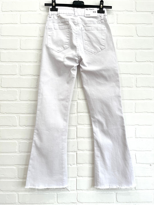 My Tina White Jeans