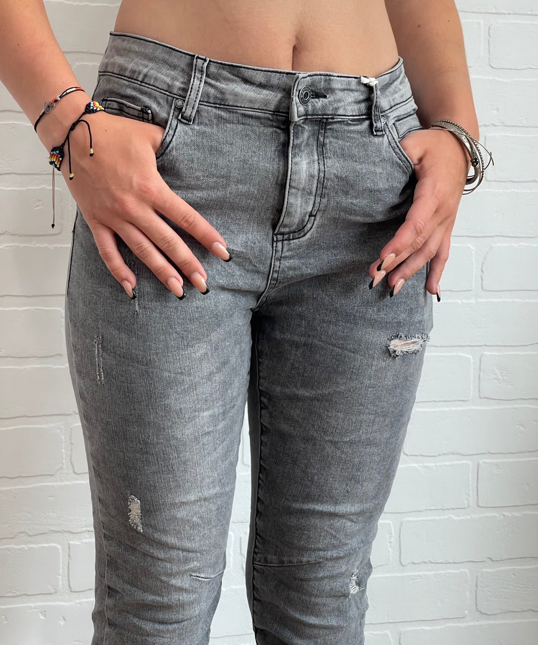 Itaimaska Charcol Jeans