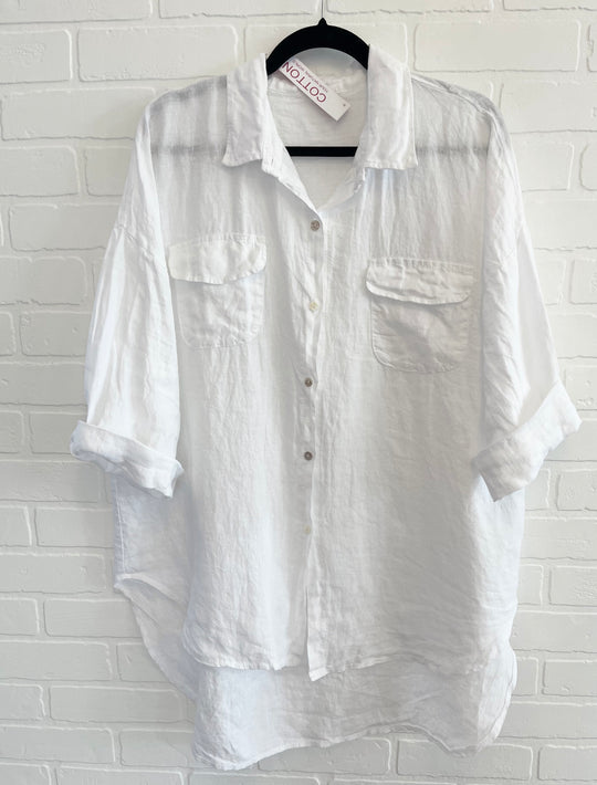 Classic linen shirt