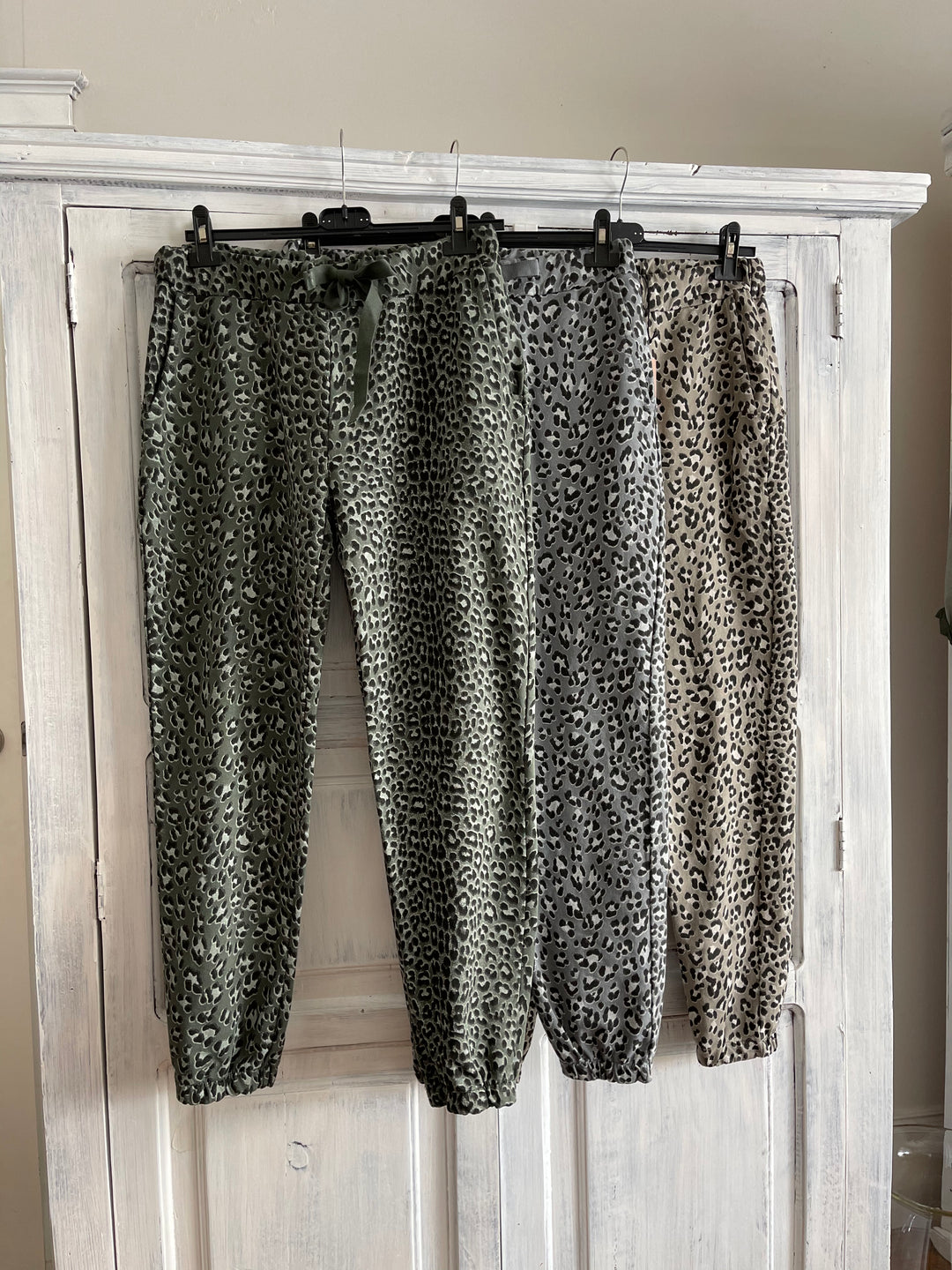 Cheetah joggers