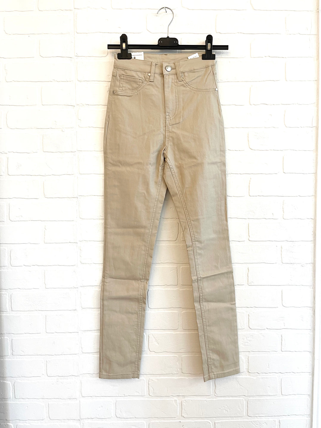 “Fire.. Fire” faux leather jeans