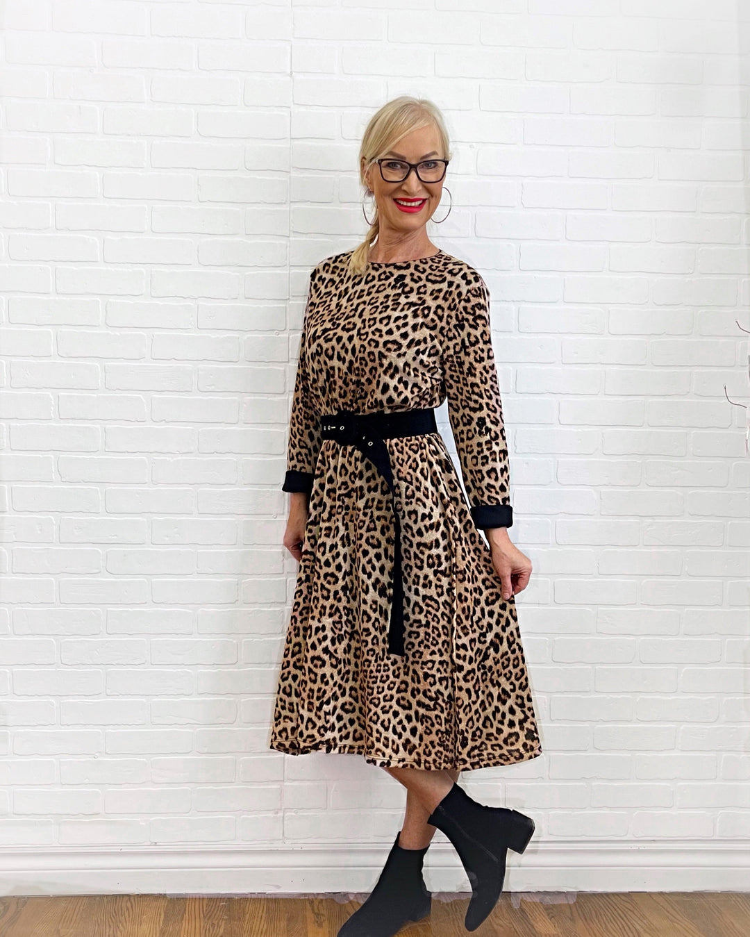 Charlotte  Leopard Dress